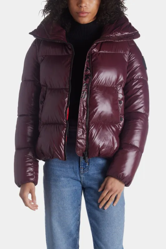 Isla Funnel Neck Puffer W/ Big Duck Logo sold by Lord & Taylor