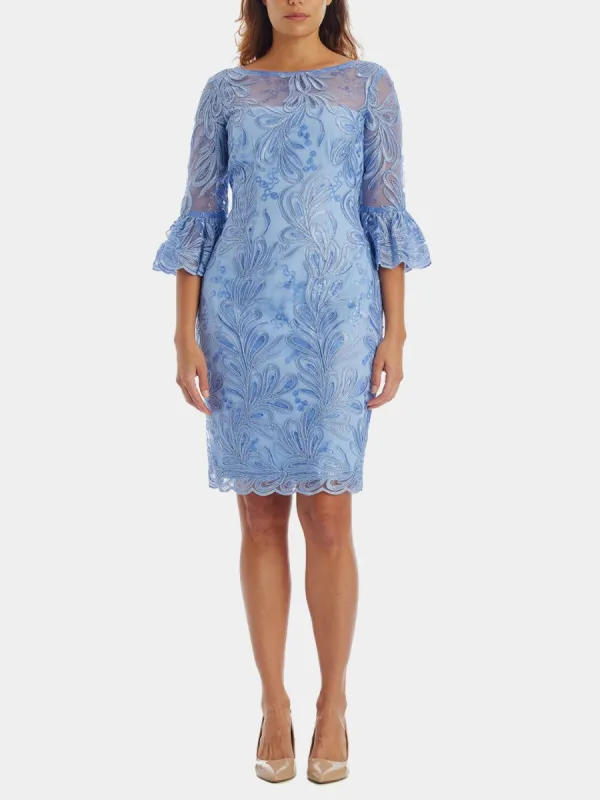 Bell Sleeve Embroidery Dress sold by Lord & Taylor