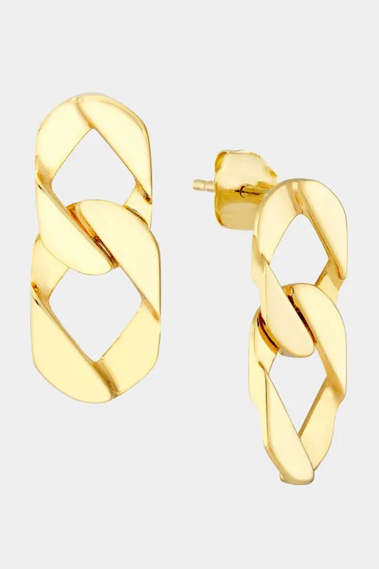 Graduated Chain Link Earrings sold by Lord & Taylor