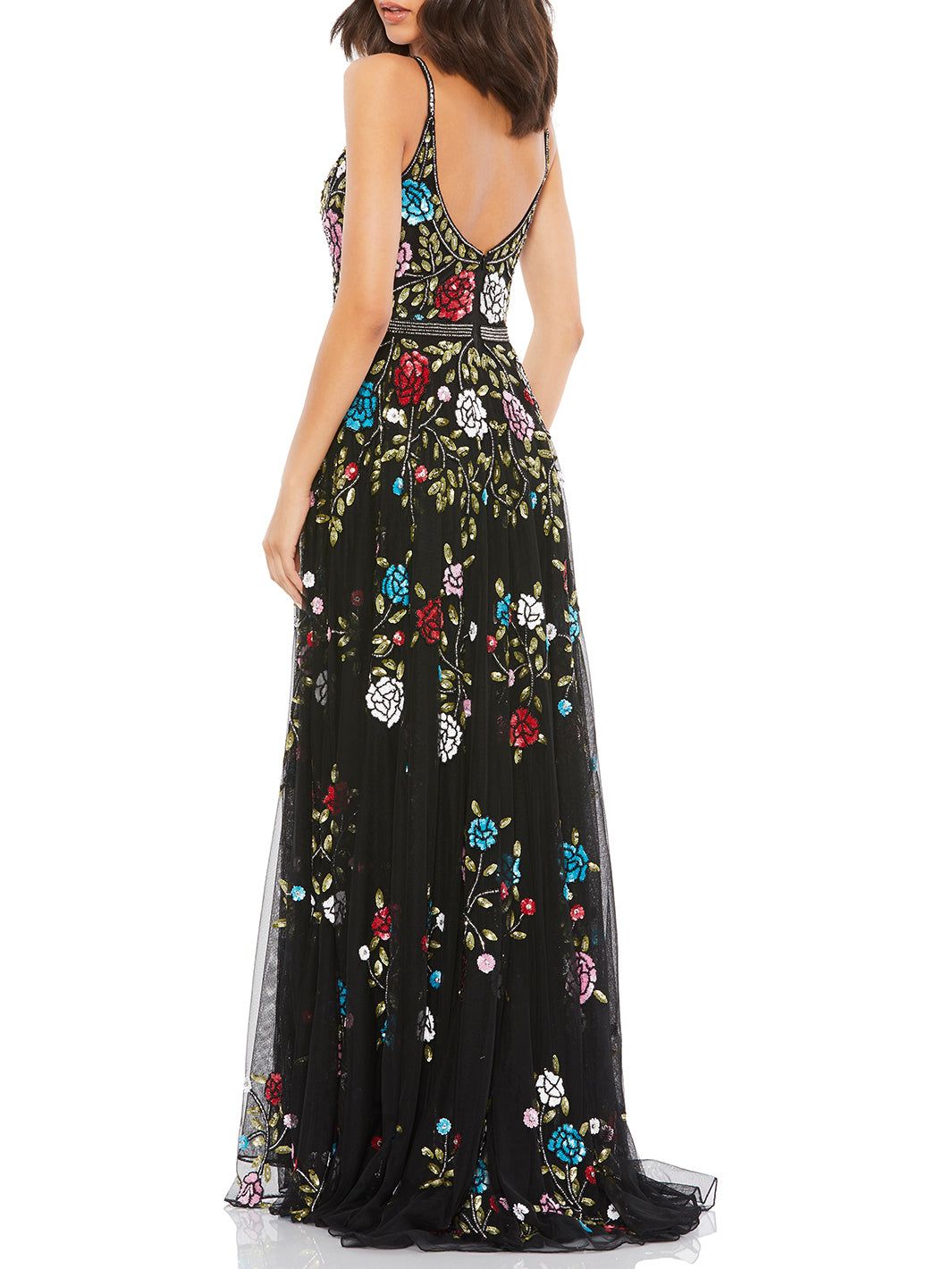 Floral Sequin A-Line Gown sold by Lord & Taylor product image thumbnail 2