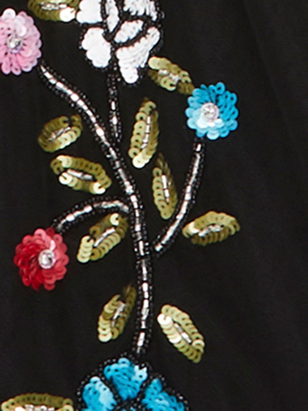 Floral Sequin A-Line Gown sold by Lord & Taylor product image thumbnail 4