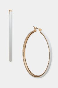 Enamel Hoop Earrings sold by Lord & Taylor