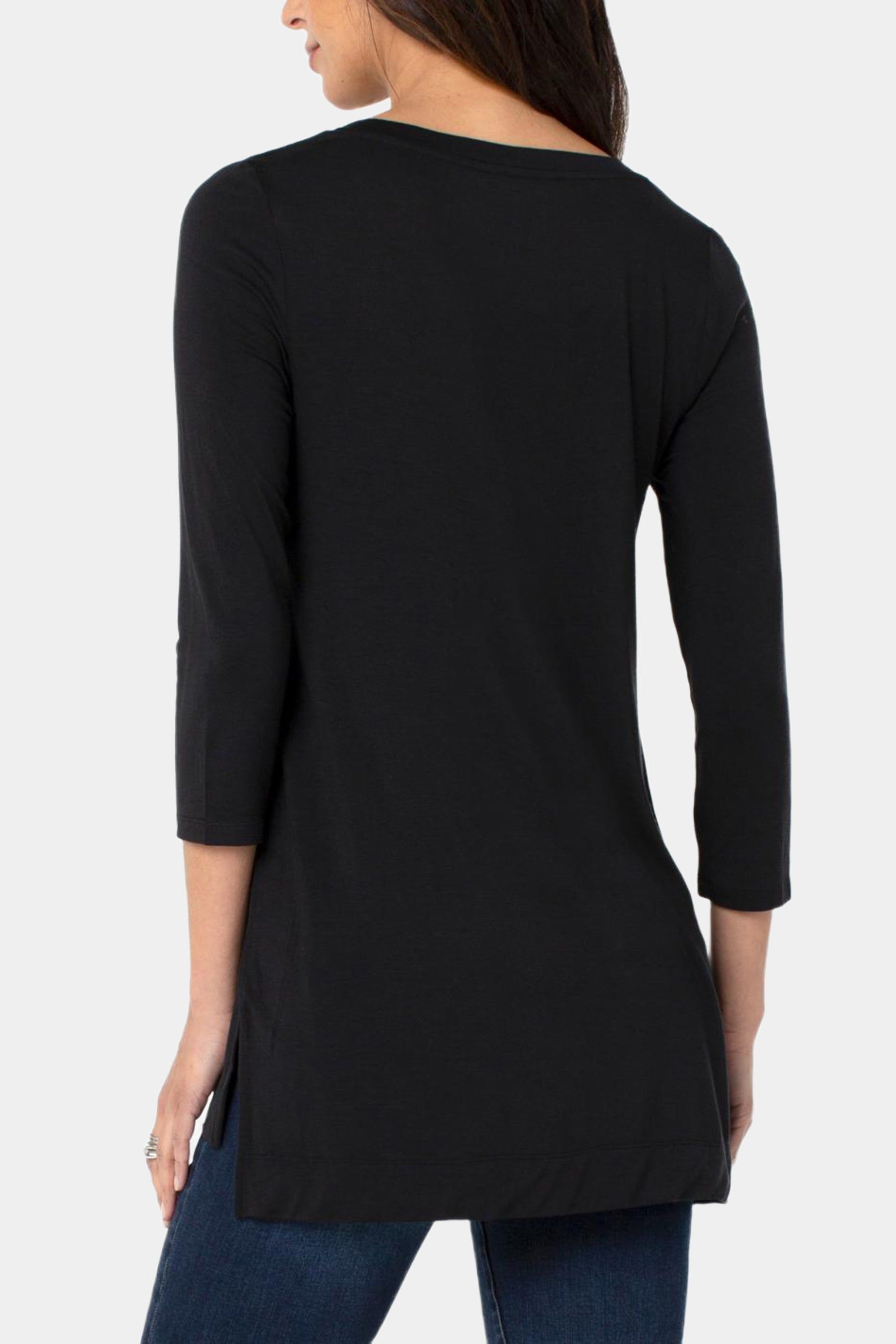 V-Neck Modal Knit Top sold by Lord & Taylor product image thumbnail 2