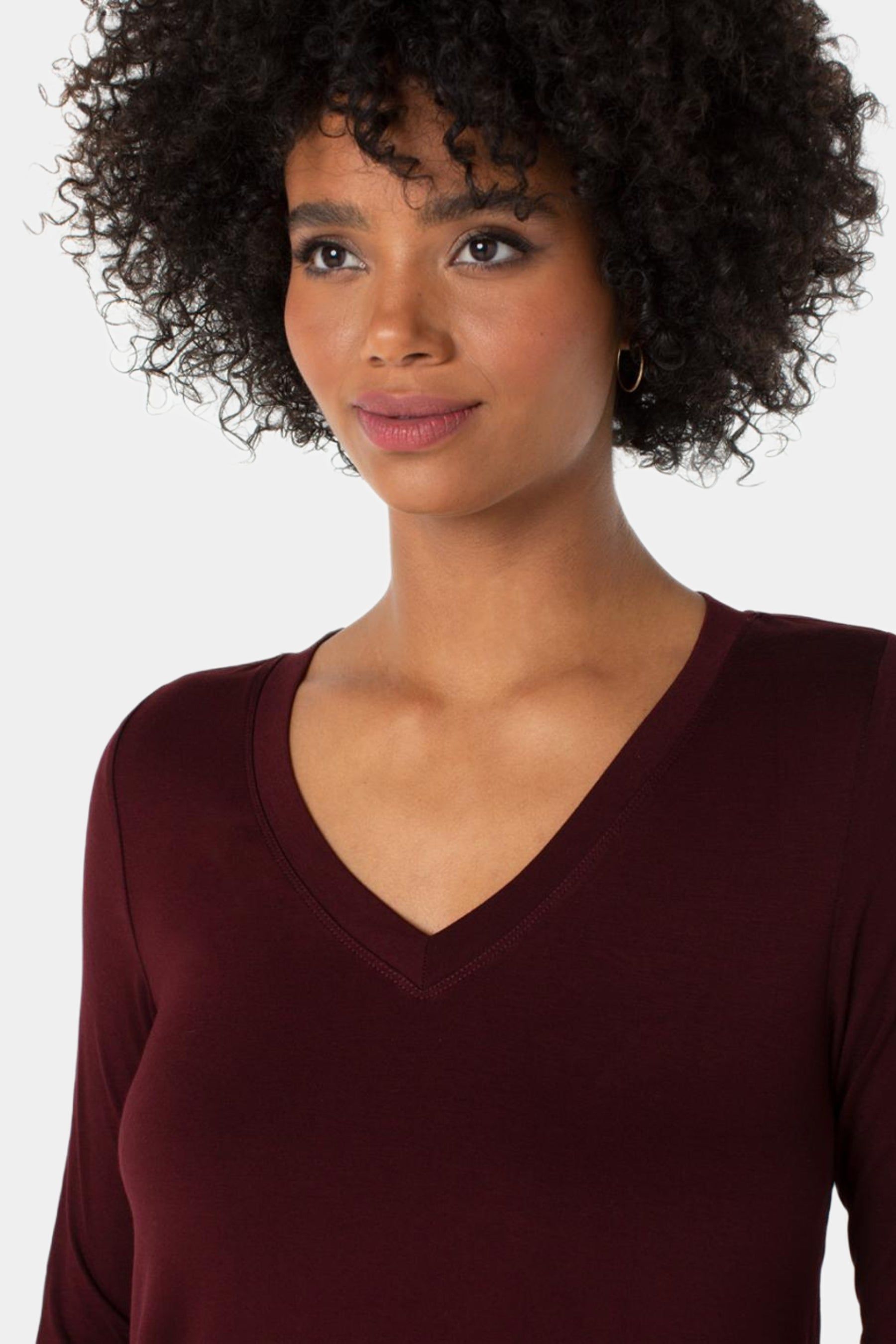 V-Neck Modal Knit Top sold by Lord & Taylor product image thumbnail 7