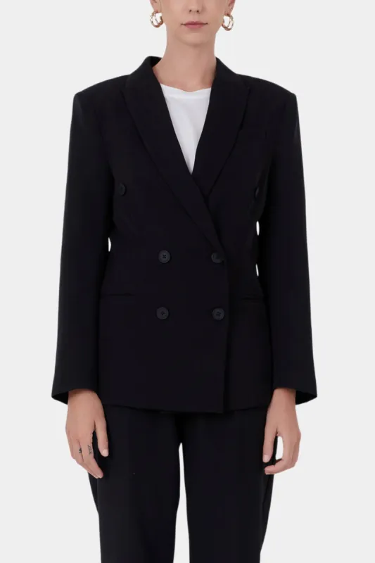 Double Breasted Basic Blazer sold by Lord & Taylor