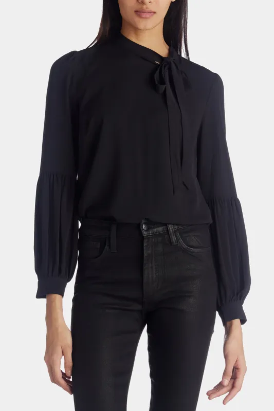 Long Sleeve Blouse With Neck Tie sold by Lord & Taylor