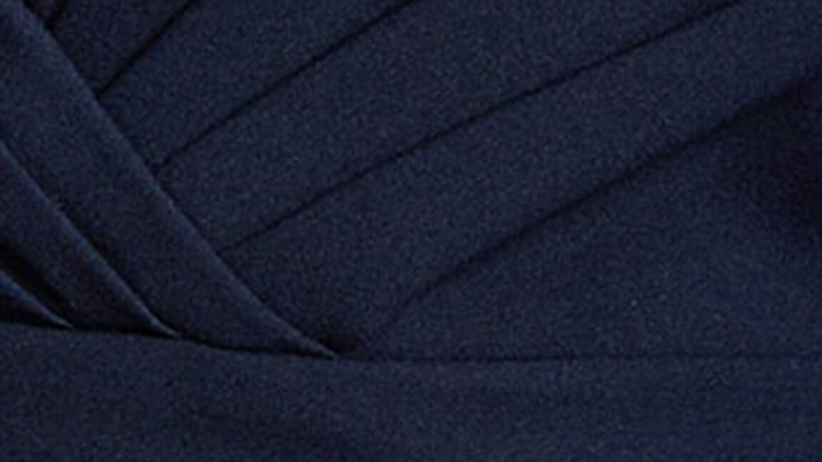 Portrait Collar Crepe Sequin Lace Gown sold by Lord & Taylor product image thumbnail 4