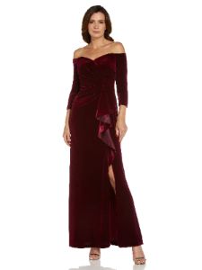 Off The Shoulder Velvet Gown sold by Lord & Taylor