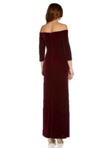 Off The Shoulder Velvet Gown sold by Lord & Taylor
