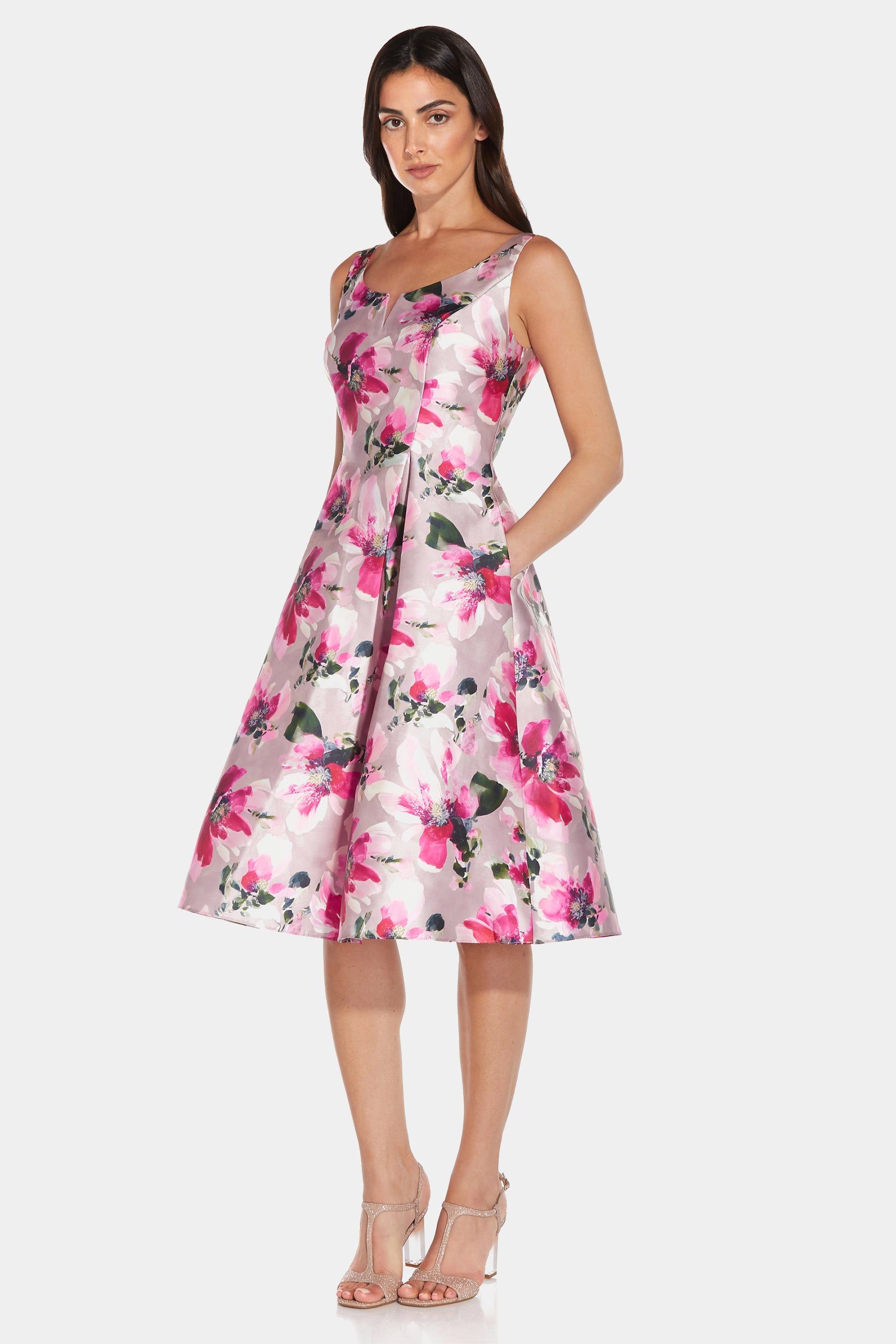 Floral Mikado Fit And Flare sold by Lord & Taylor