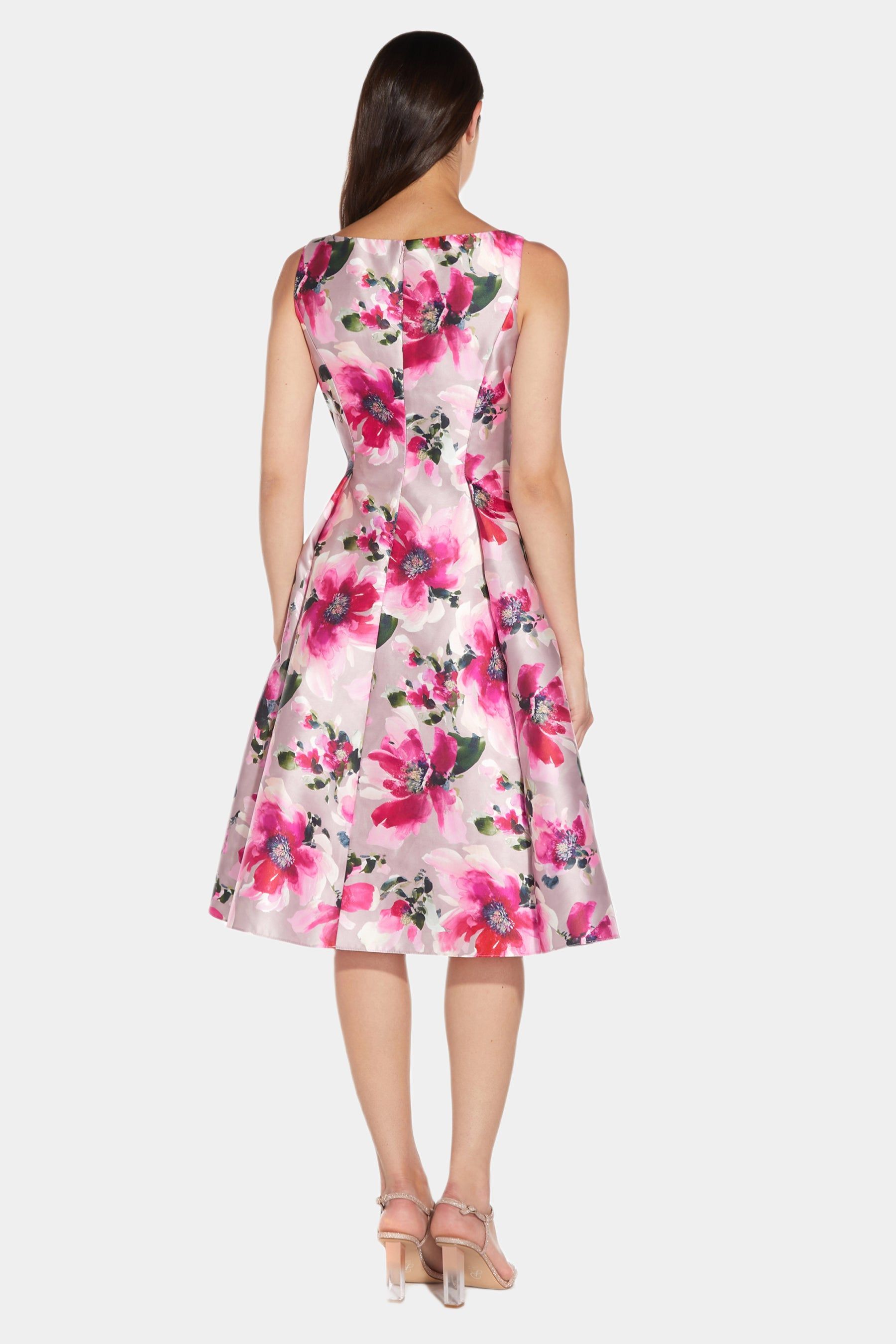 Floral Mikado Fit And Flare sold by Lord & Taylor product image thumbnail 2
