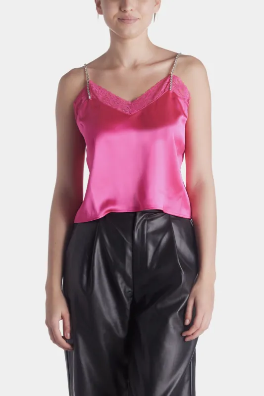 Satin Tank Top sold by Lord & Taylor