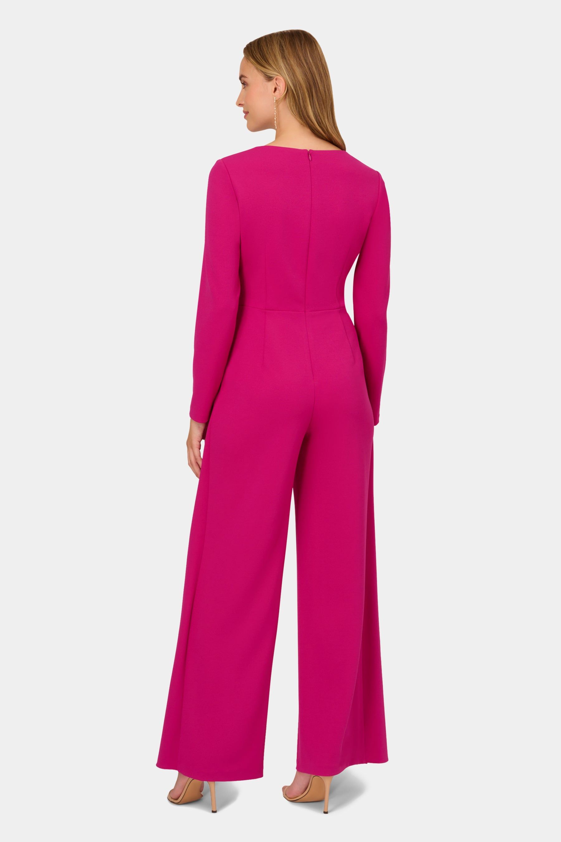 Tie Front Crepe Jumpsuit sold by Lord & Taylor product image thumbnail 2