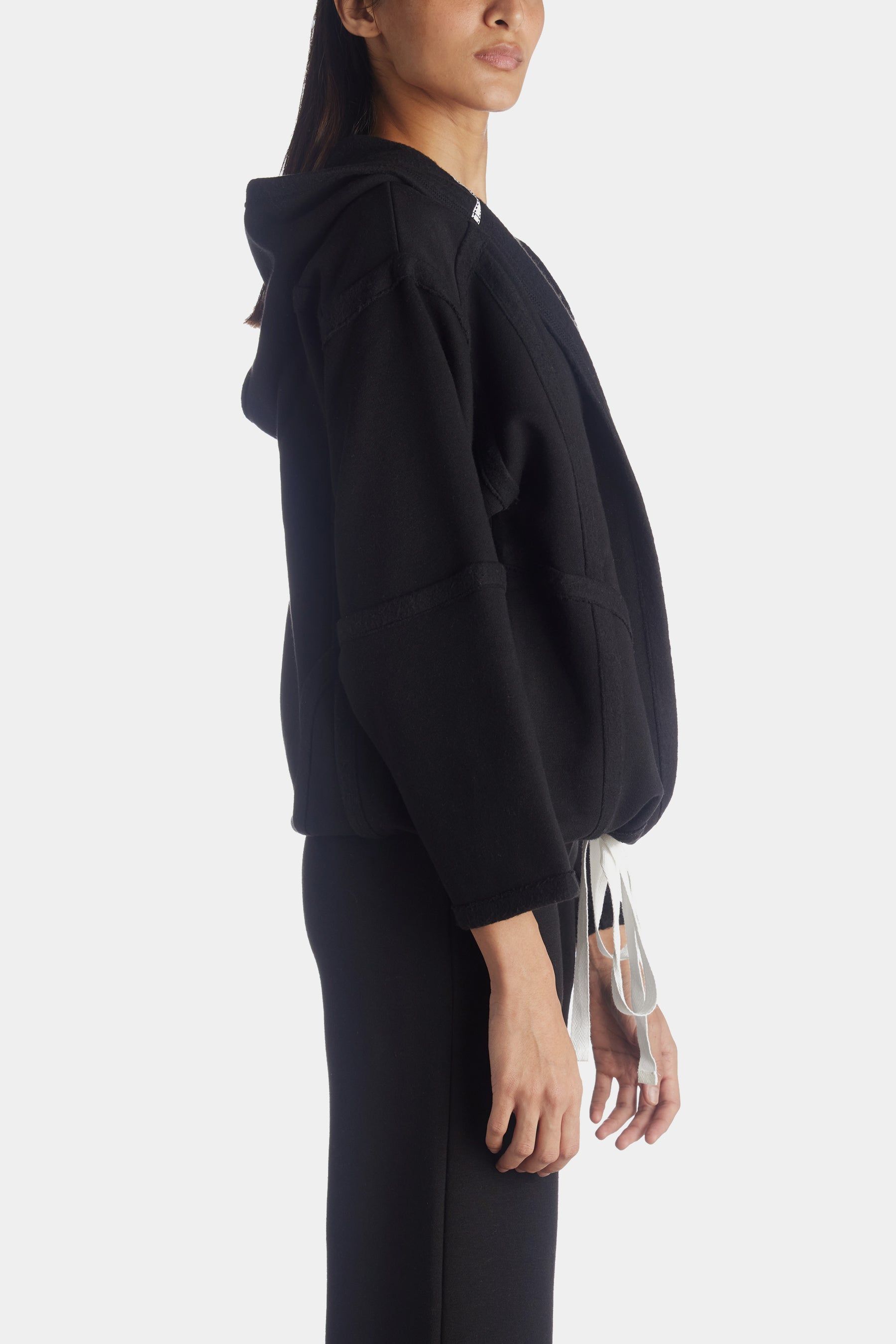 Fleece Sweatshirt Cardigan sold by Lord & Taylor product image thumbnail 3