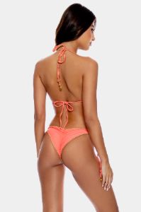 Seamless Wavy Ruched Back Brazilian Tie Side Bottom sold by Lord & Taylor