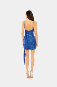 Sequined Cowl Neck Mini Dress sold by Lord & Taylor