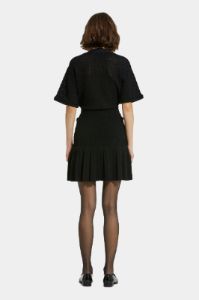 Short Sleeve Button Up Dress With Pleated Hem sold by Lord & Taylor