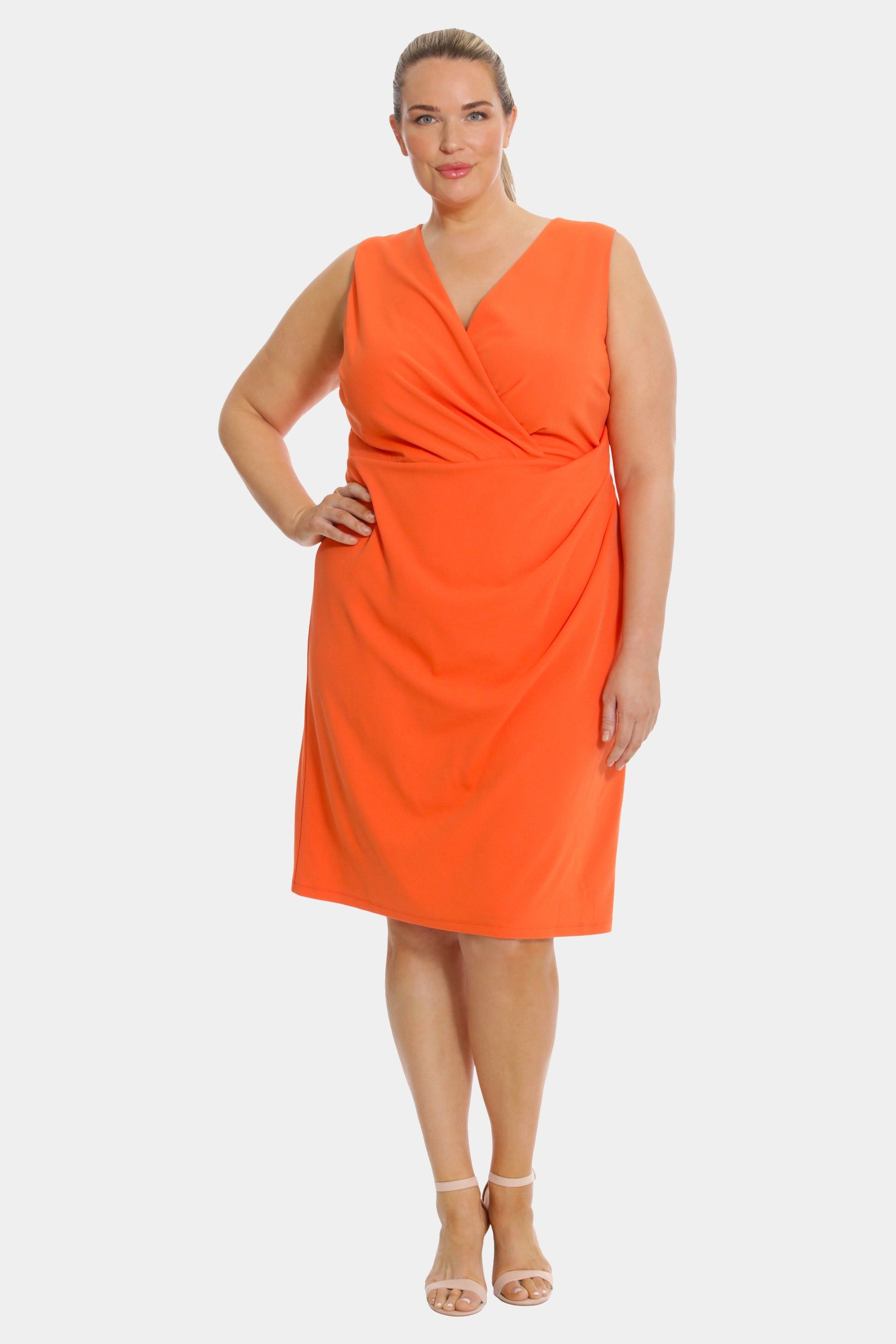 Sleeveless Tuck Midi Dress sold by Lord & Taylor