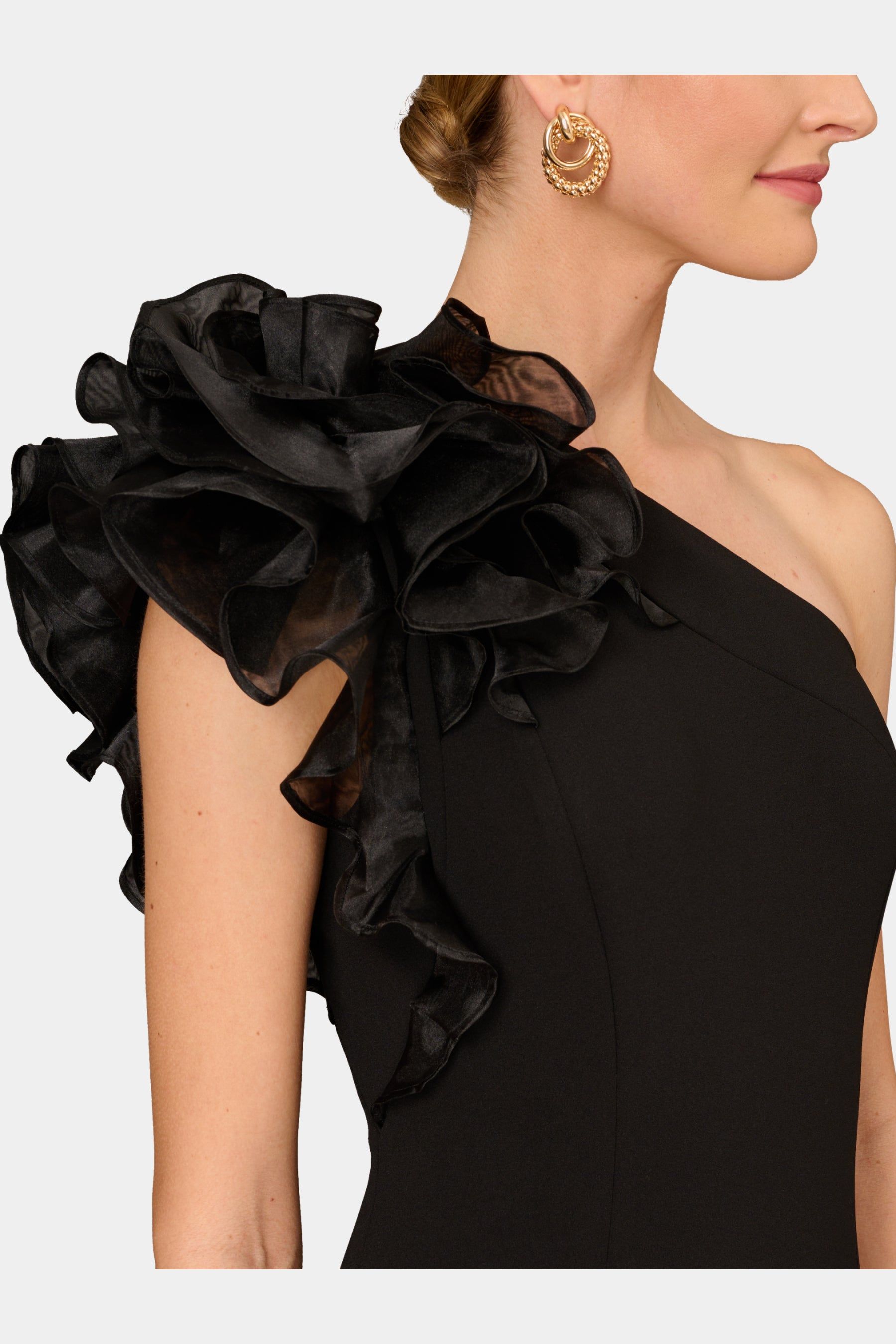 One Shoulder Mermaid Gown sold by Lord & Taylor product image thumbnail 3