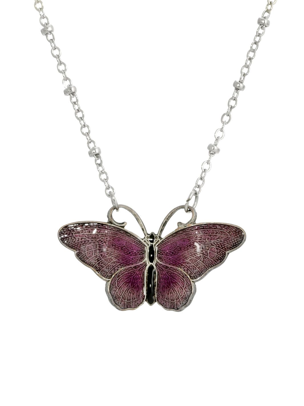 Enamel Butterfly Necklace sold by Lord & Taylor product image thumbnail 2