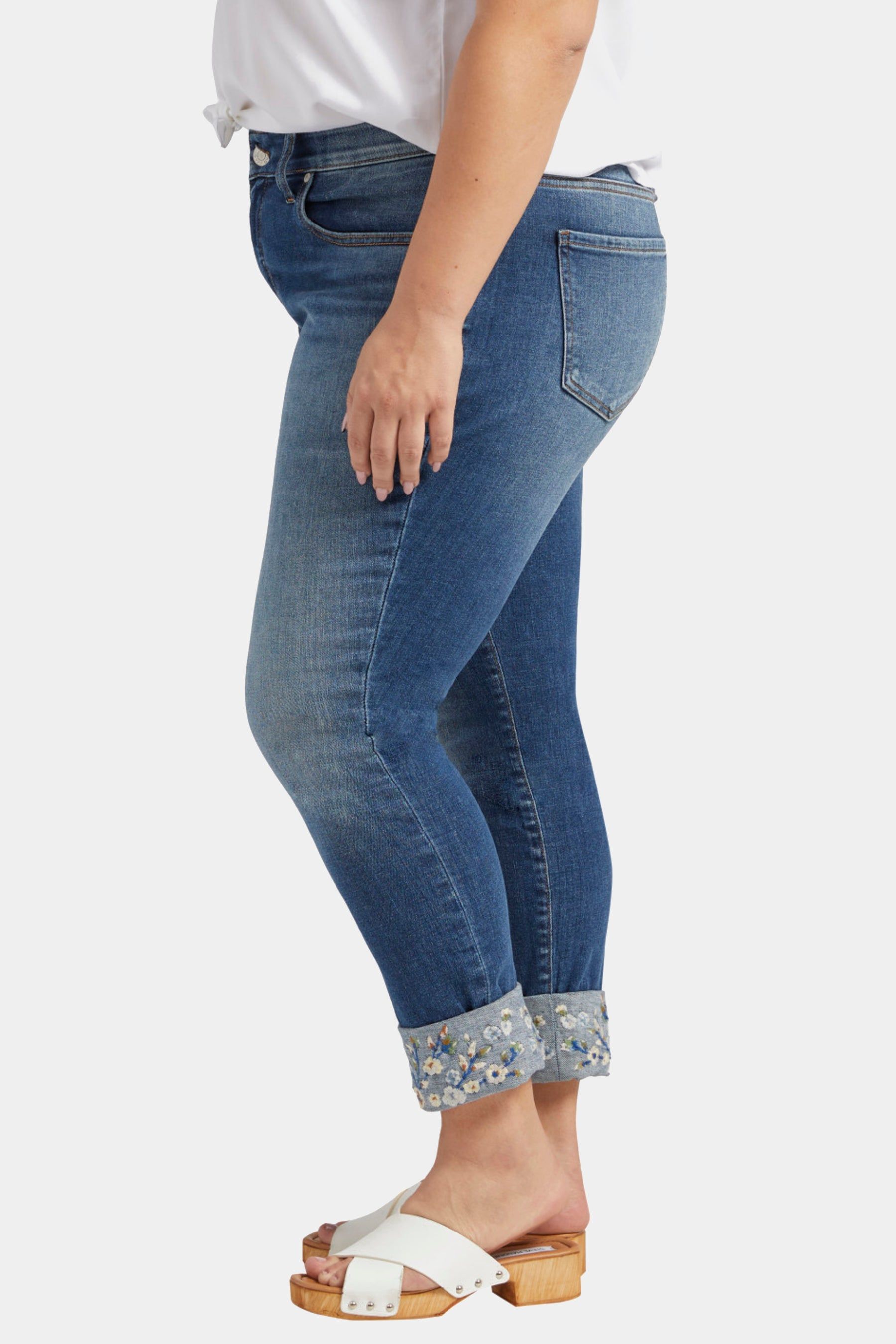 Carter Mid Rise Girlfriend Jeans sold by Lord & Taylor product image thumbnail 3