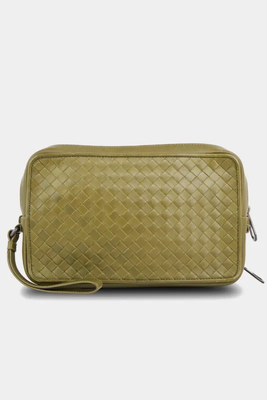 Double Zip Intrecciato Pochette sold by Lord & Taylor