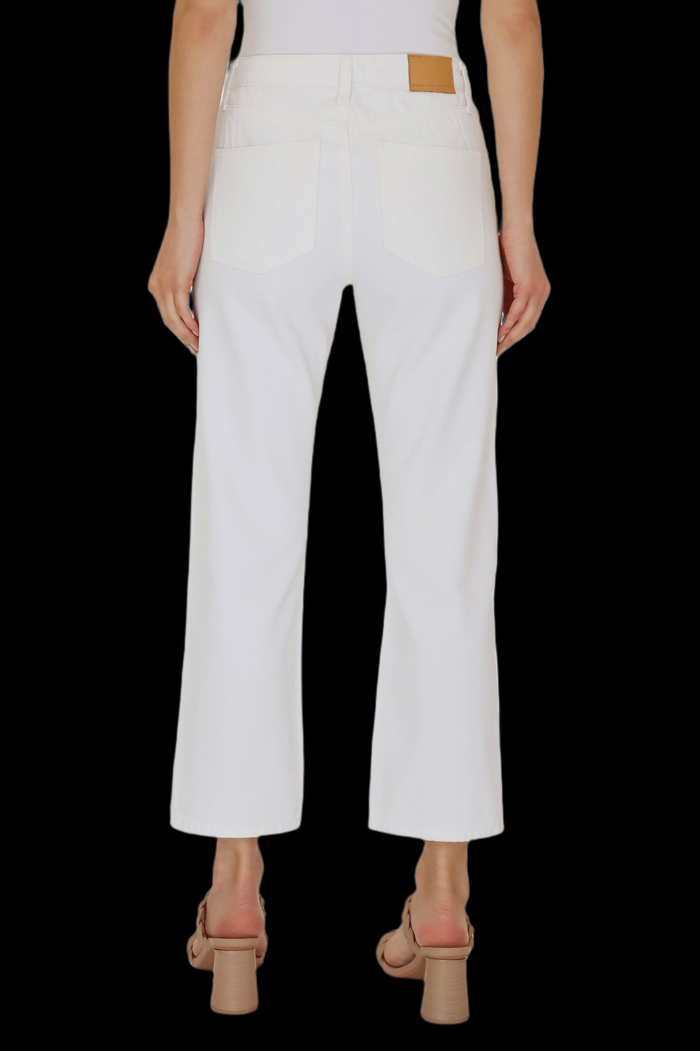 High Rise Cropped Straight Leg Jeans sold by Lord & Taylor product image thumbnail 3