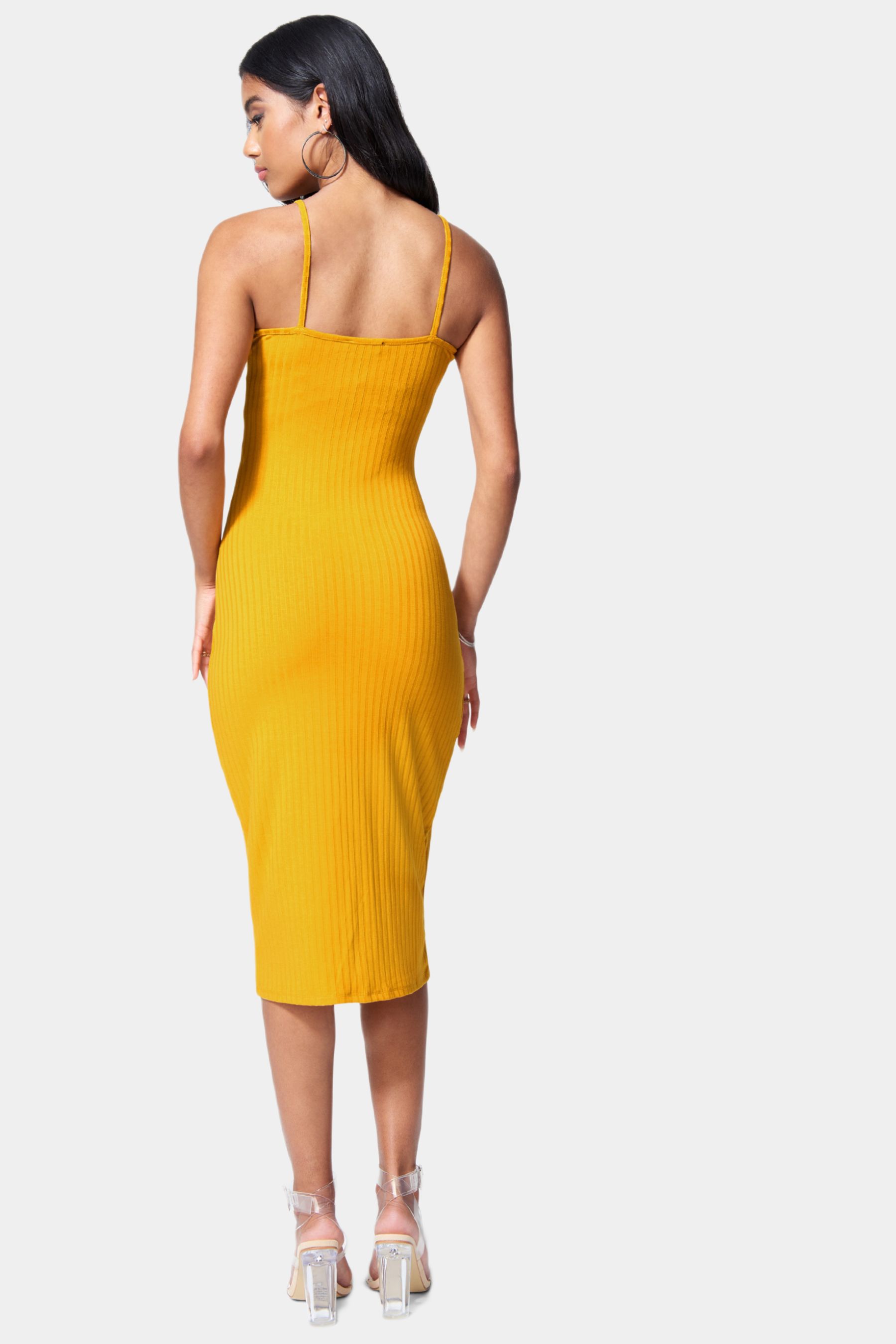 Button Front Rib Midi Dress sold by Lord & Taylor product image thumbnail 3