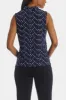 Chevron Dot Triple Pleat Blouse sold by Lord & Taylor