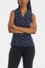Chevron Dot Triple Pleat Blouse sold by Lord & Taylor