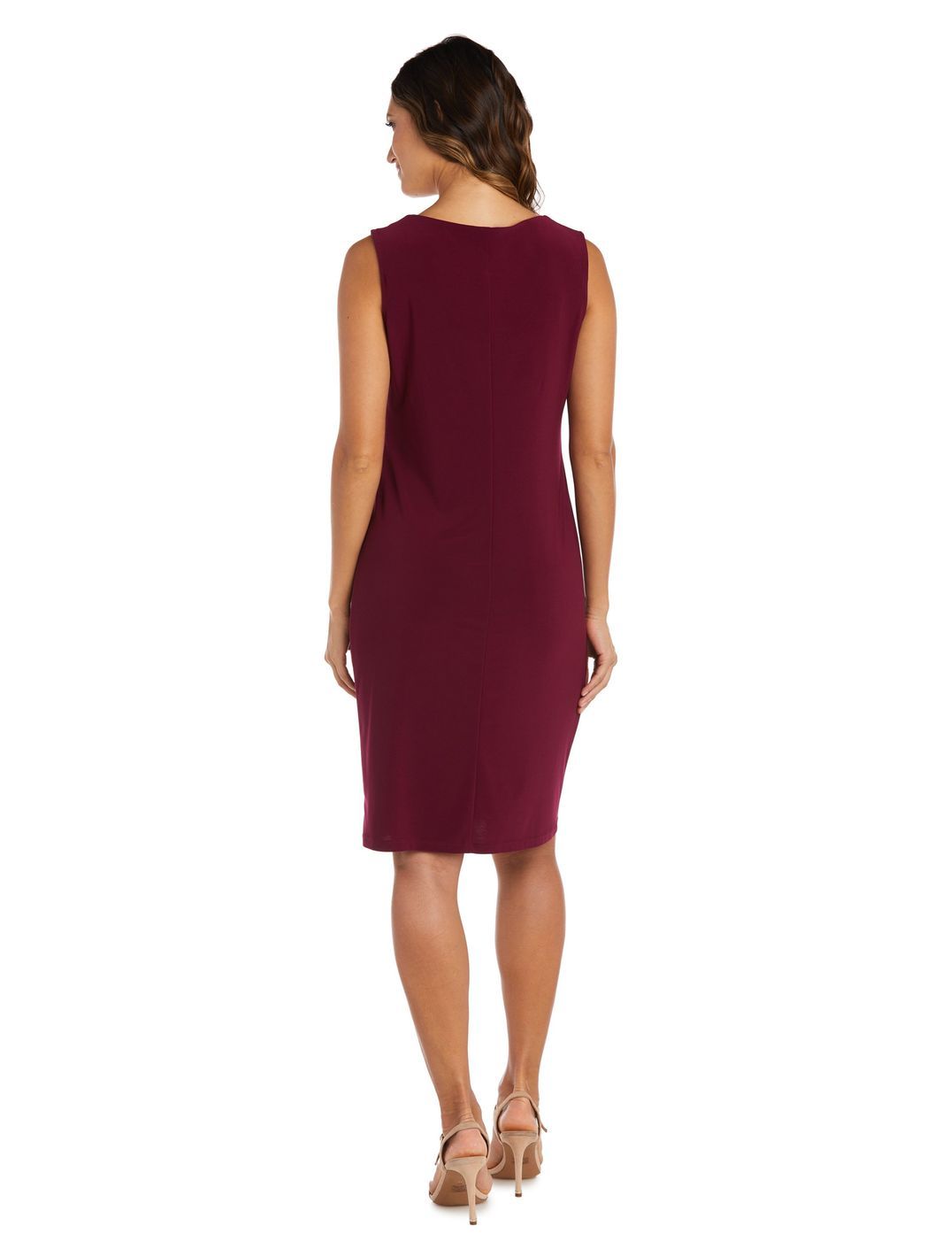 Petite Two-Piece Banded Glitter Velvet Jacket and Dress Set sold by Lord & Taylor product image thumbnail 4