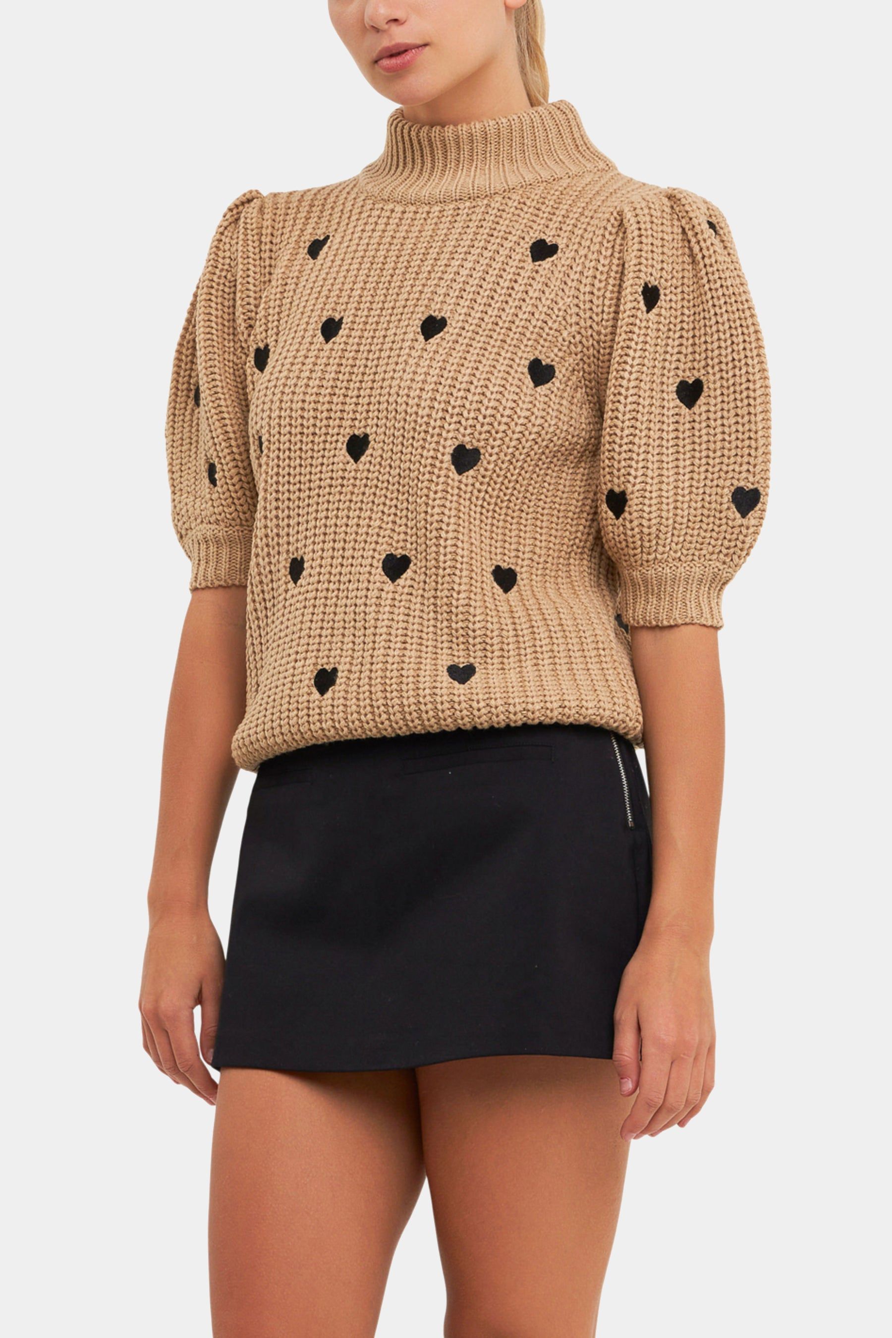Heart Shape Embroidery Sweater sold by Lord & Taylor product image thumbnail 5