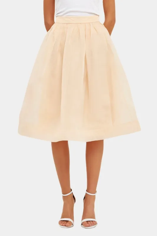 Organza A-Line Midi Skirt sold by Lord & Taylor