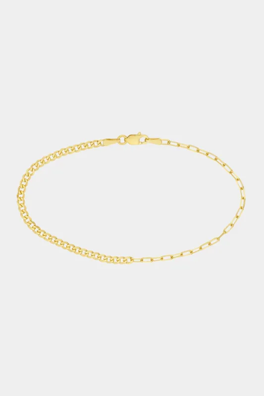 Paper Clip Curb Chain Bracelet sold by Lord & Taylor