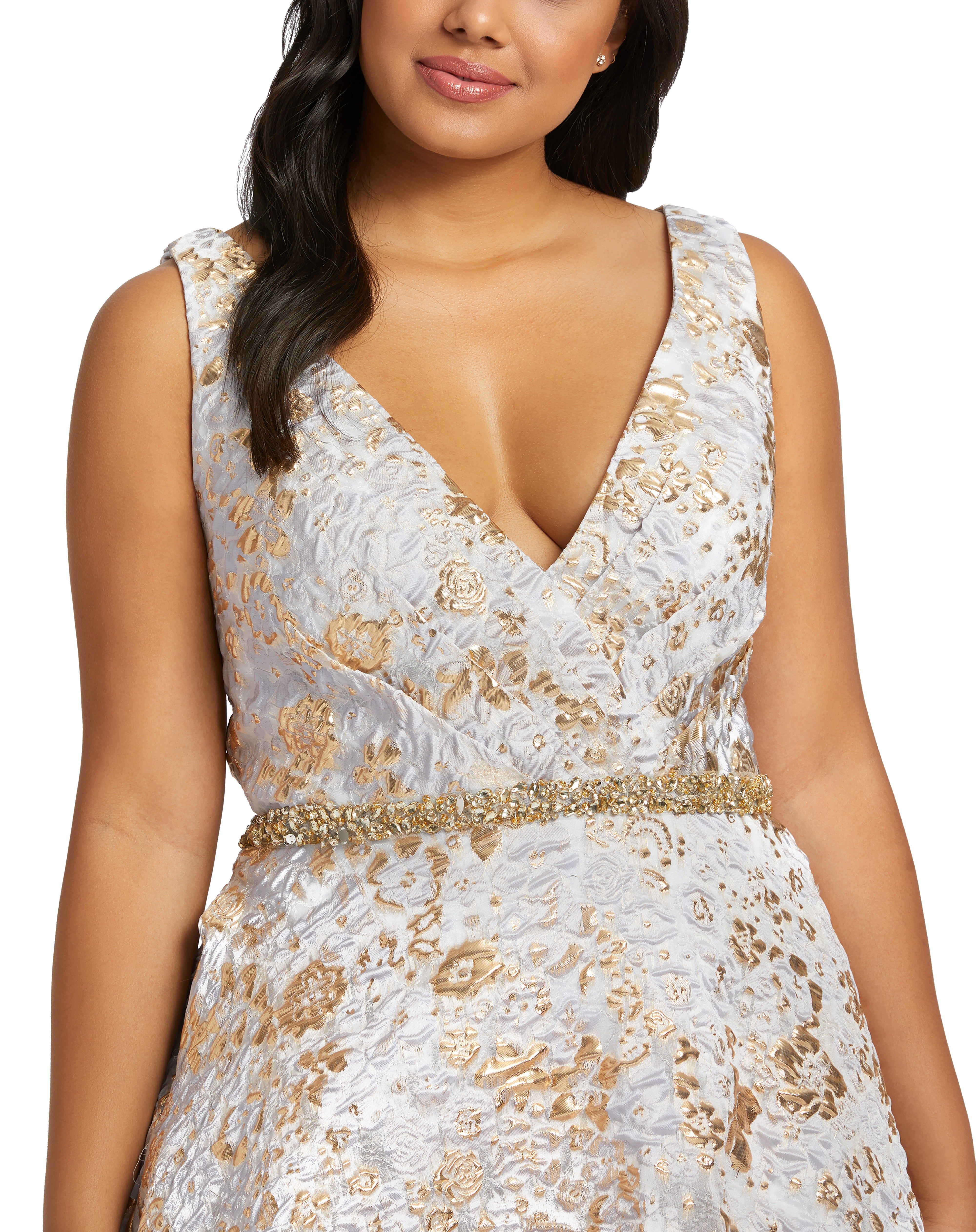 V-Neck Gown sold by Lord & Taylor product image thumbnail 4