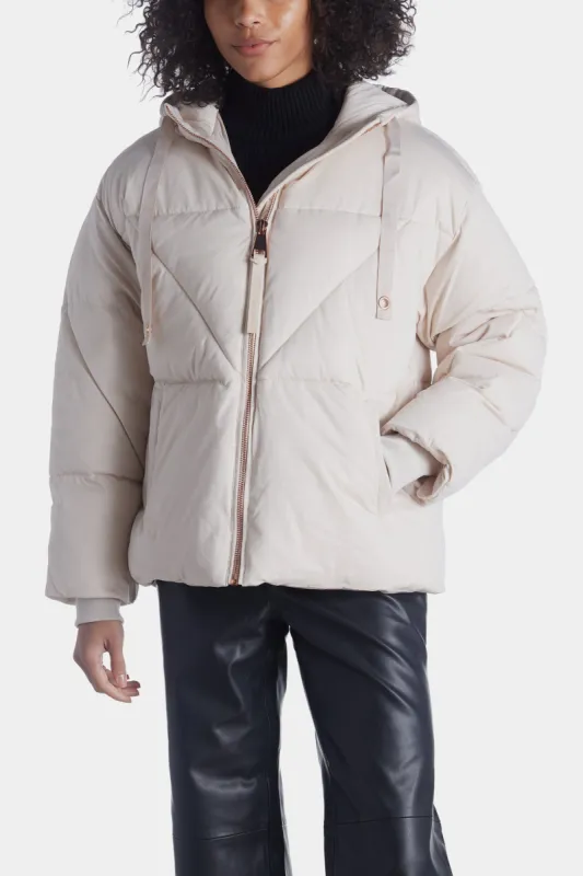 Short Hooded Puffer Coat sold by Lord & Taylor