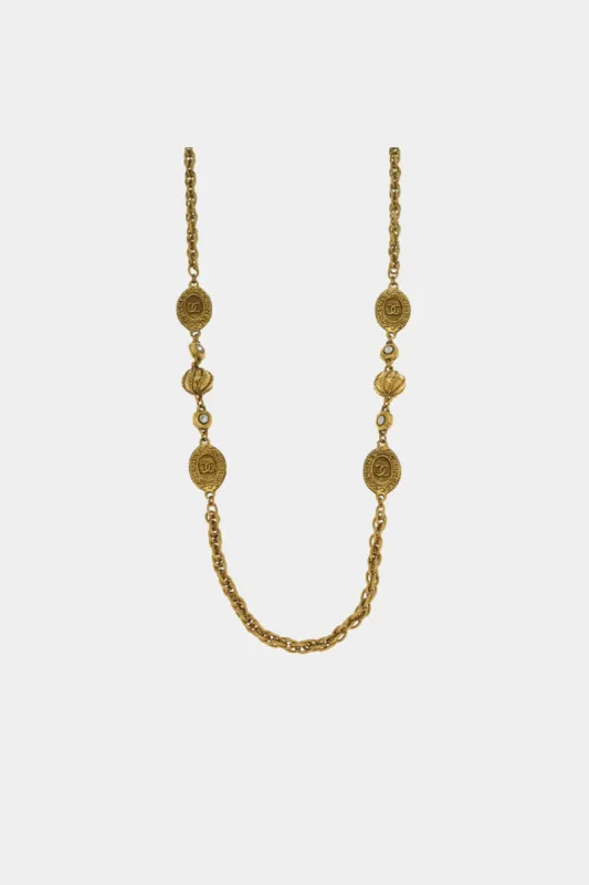 CC Logo Long Necklace sold by Lord & Taylor