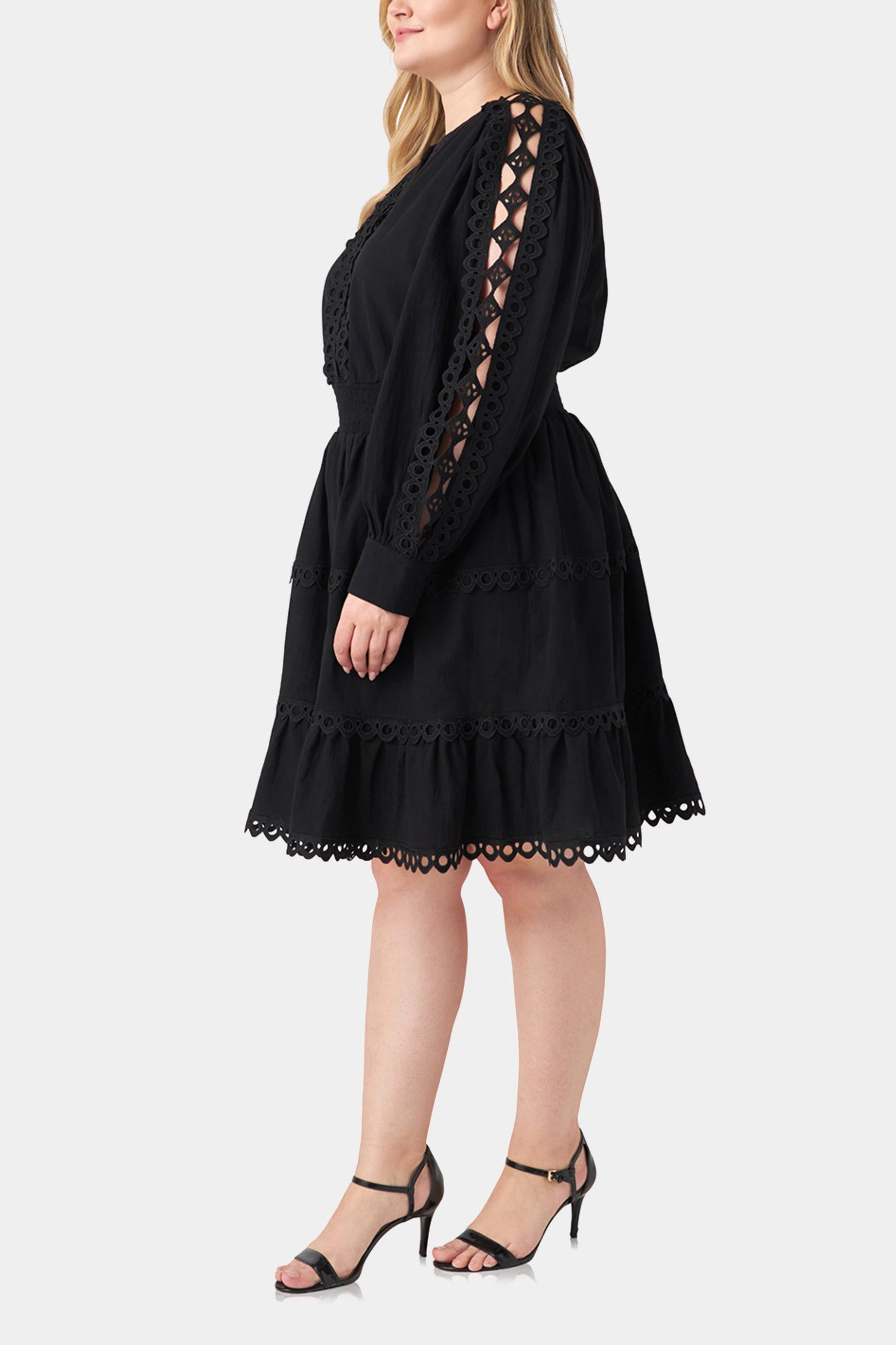 Lace Trim Mini Dress sold by Lord & Taylor product image thumbnail 10