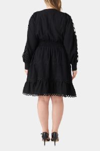 Lace Trim Mini Dress sold by Lord & Taylor