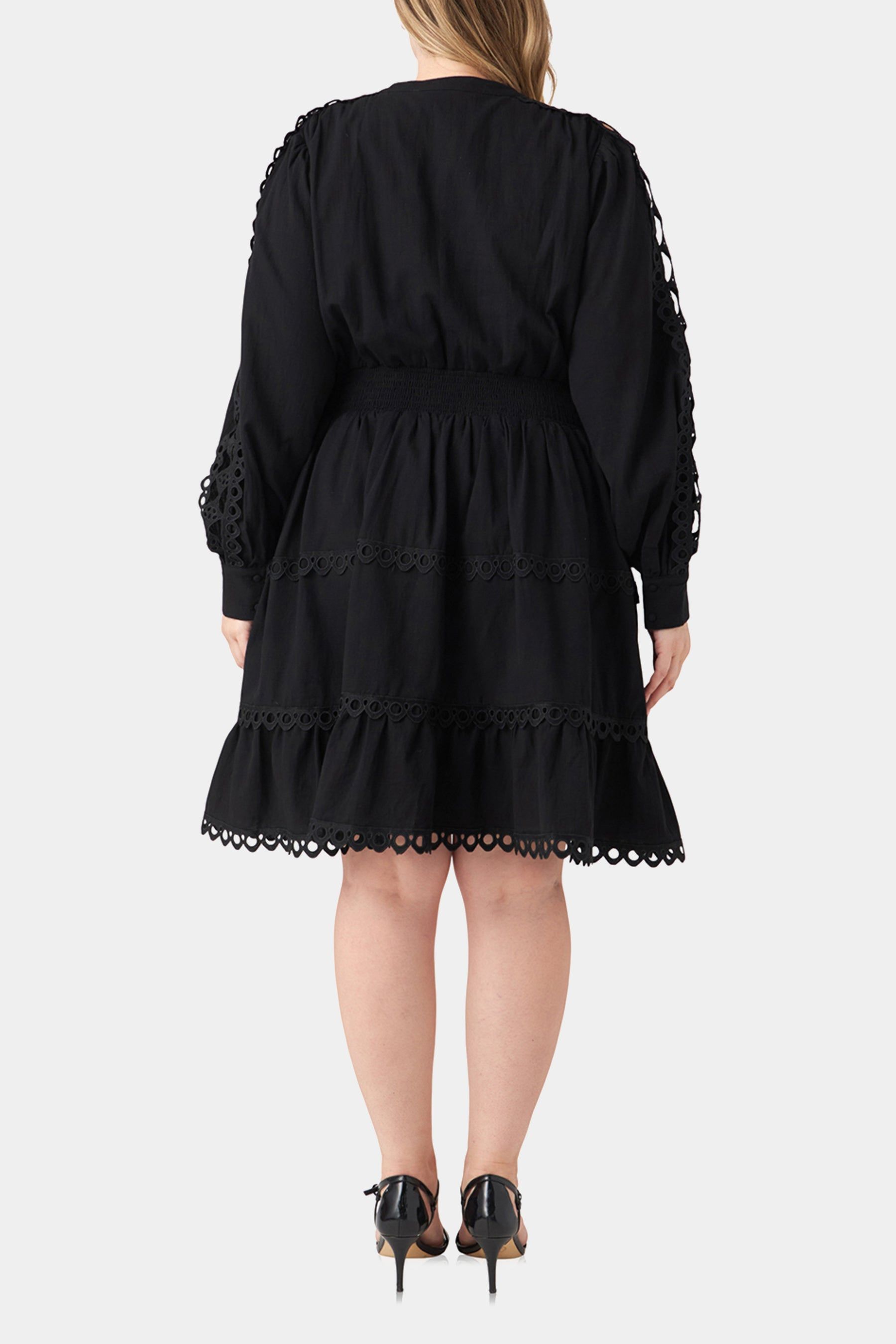 Lace Trim Mini Dress sold by Lord & Taylor product image thumbnail 6