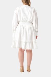 Lace Trim Mini Dress sold by Lord & Taylor