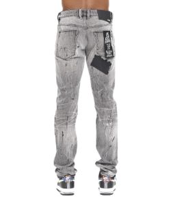 Rocker Splatter Paint Slim Jeans sold by Lord & Taylor