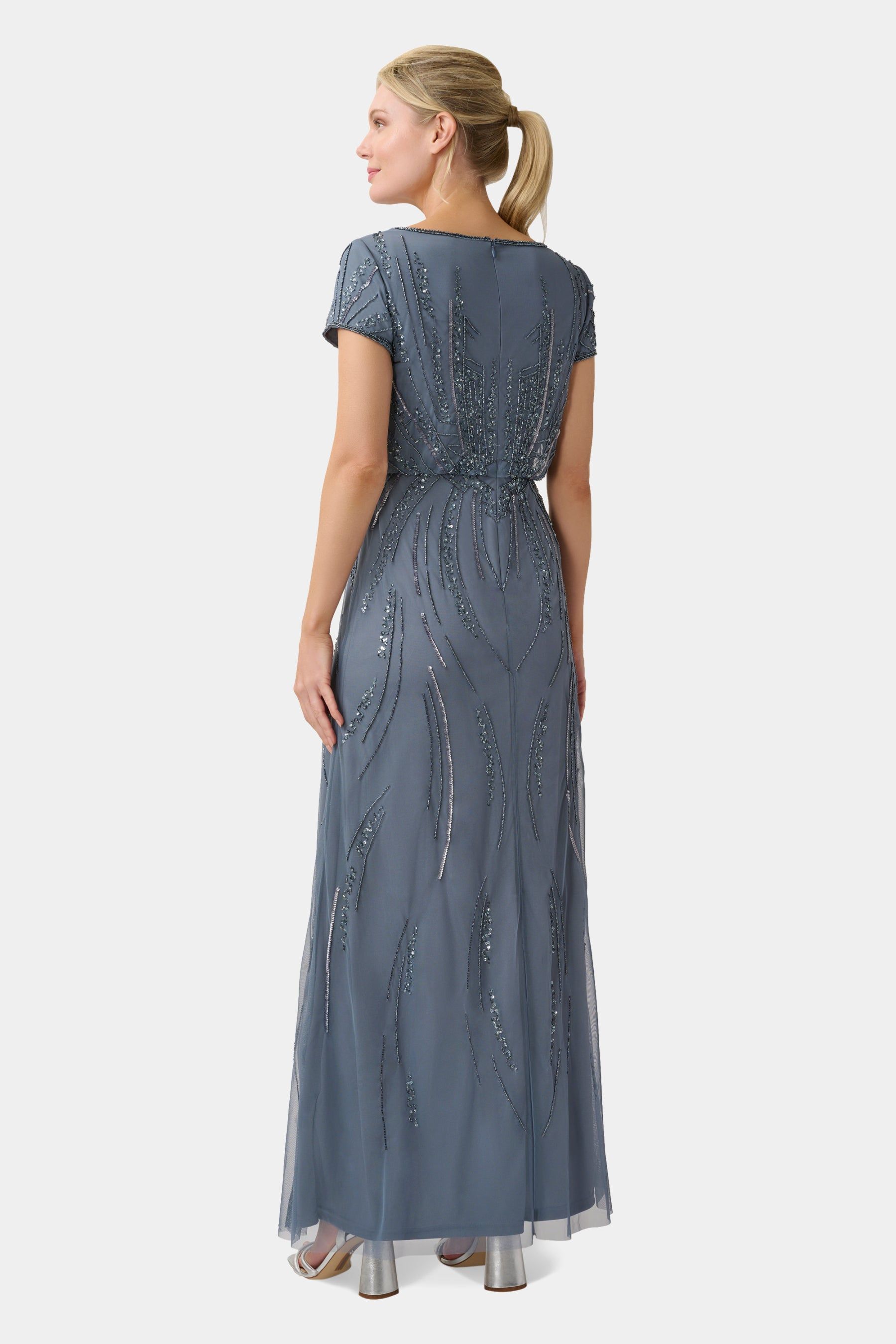 Beaded Blouson Dress sold by Lord & Taylor product image thumbnail 3