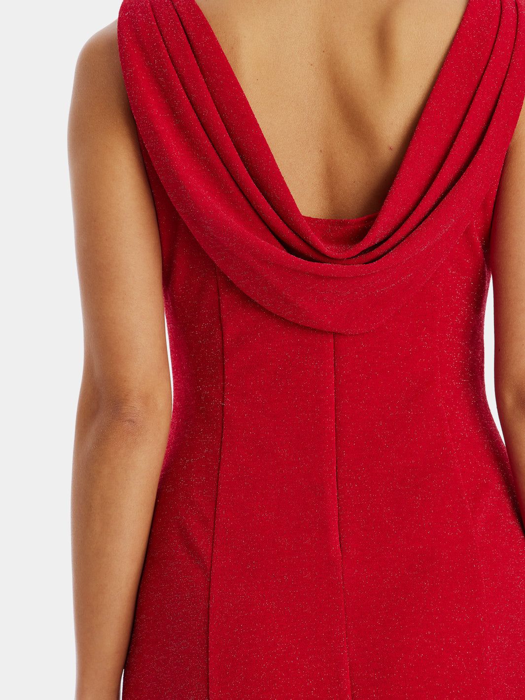 Metallic Knit Cowl Back Dress sold by Lord & Taylor product image thumbnail 6