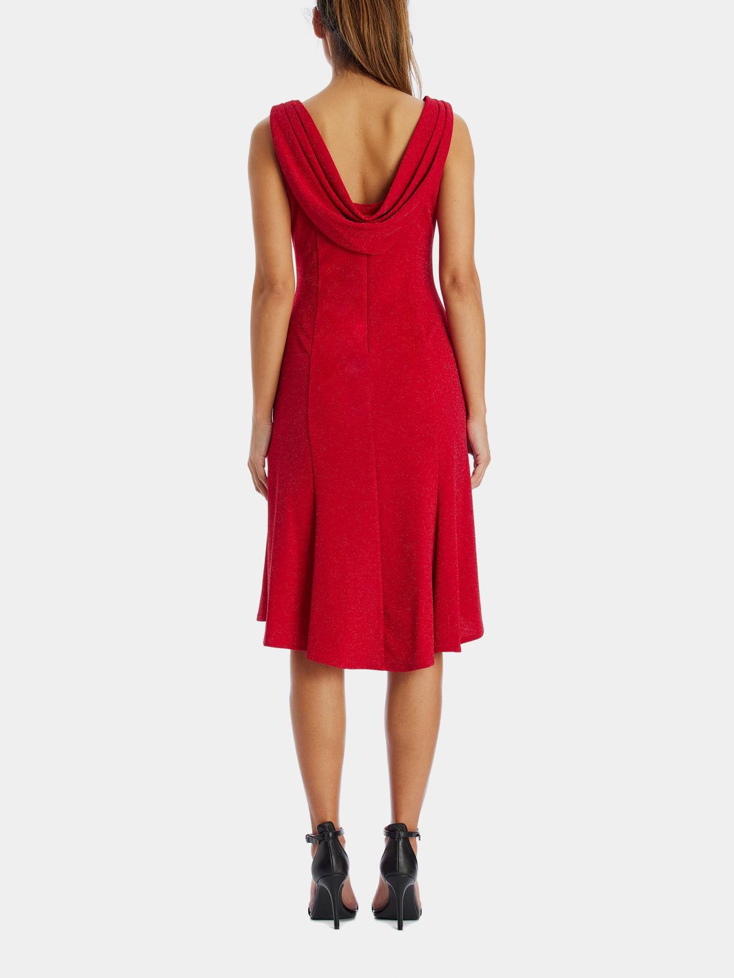 Metallic Knit Cowl Back Dress sold by Lord & Taylor product image thumbnail 8