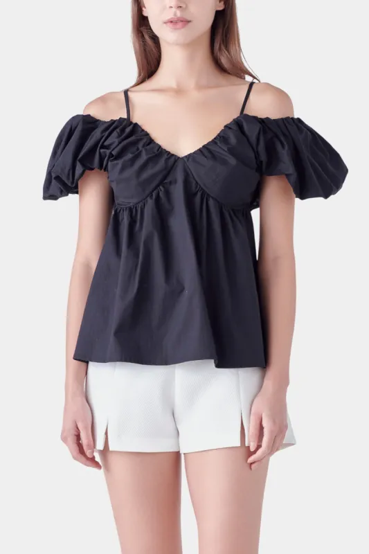 Ruched Sleeve Top sold by Lord & Taylor
