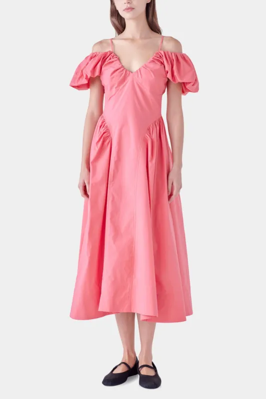 Ruched Sleeve Midi Dress sold by Lord & Taylor