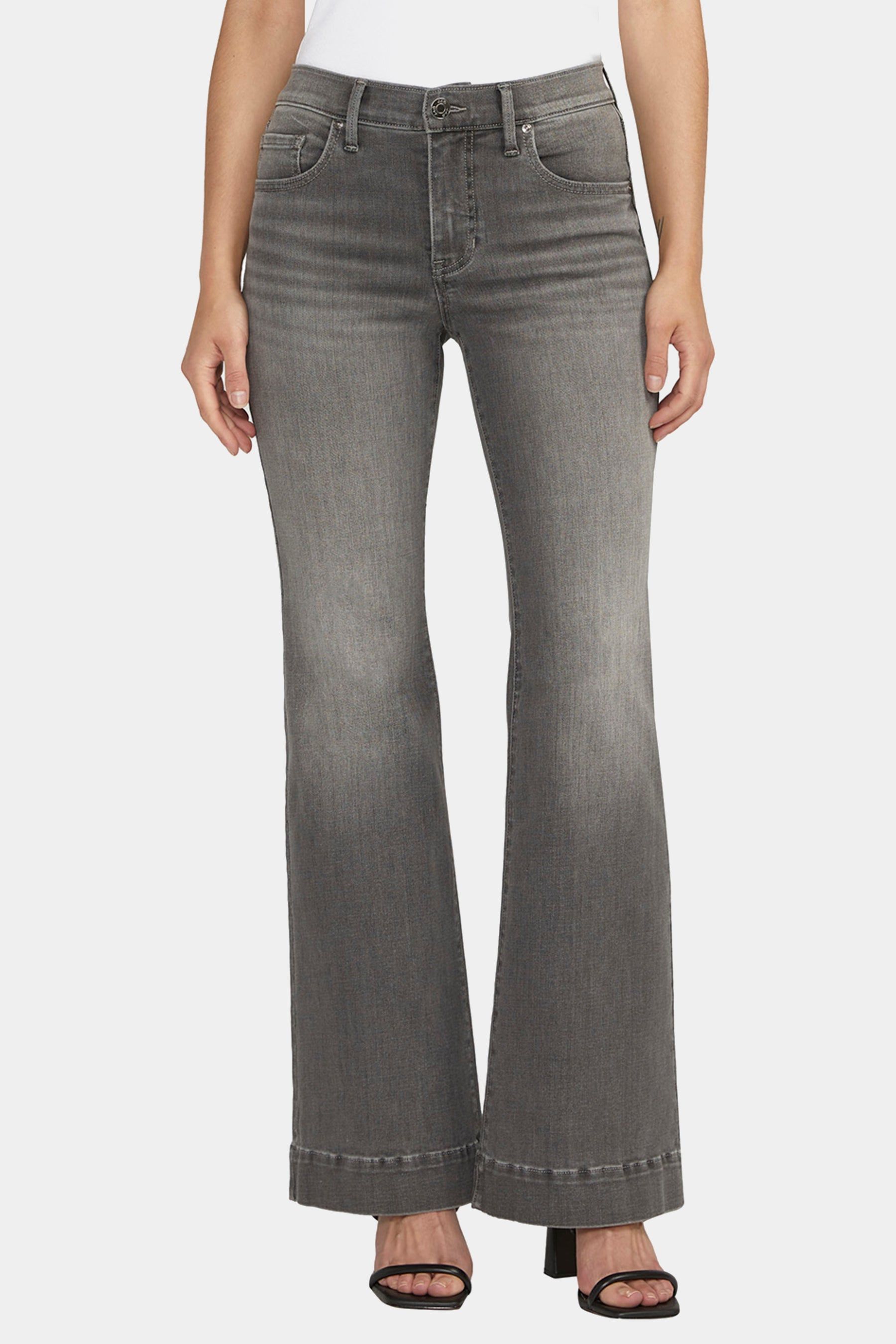 Kait Mid Rise Flare Leg Jeans sold by Lord & Taylor