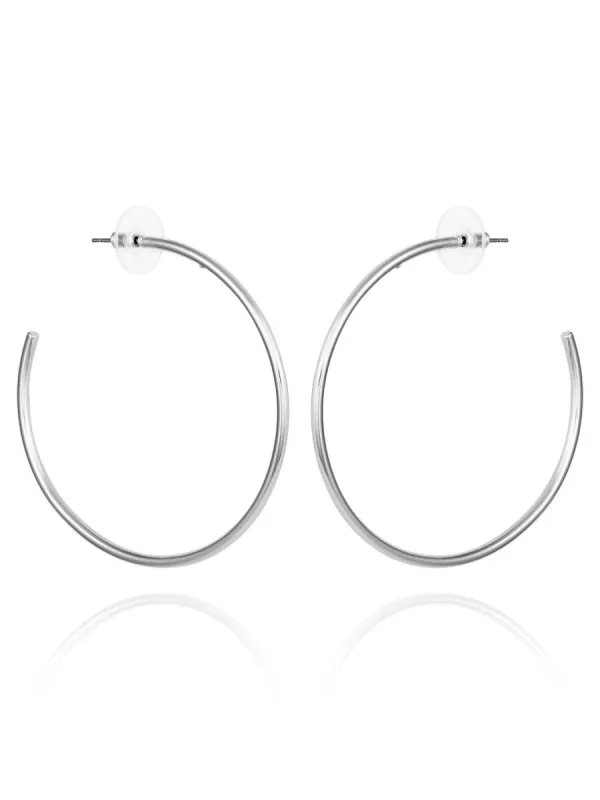 Sleek Large Open Hoop Earrings sold by Lord & Taylor