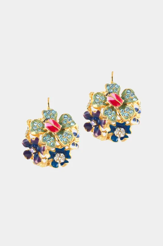 Multicolored Flower Earrings sold by Lord & Taylor